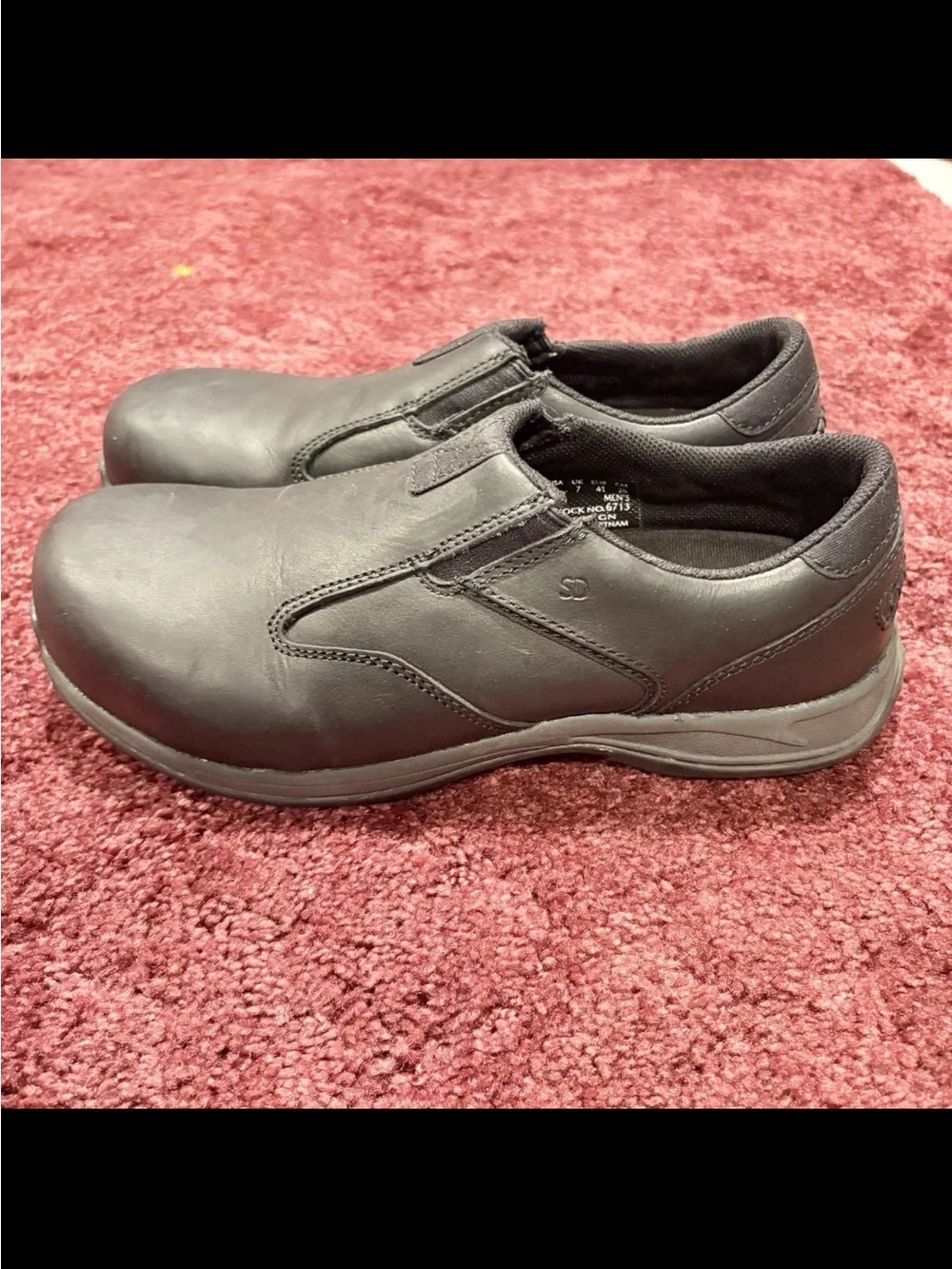 Red Wing Shoes Black Slip-On Loafers